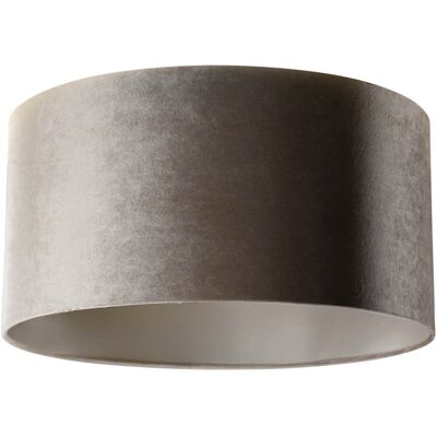 Clásico/antiguo Algodón Pantalla De Lámpara De Terciopelo Taupe 50/50/25 , Redonda Apto Para Lámpara Colgante Y De Pie - Qazqa Clásico/antiguo Algodón Pantalla De Lámpara De Terciopelo Taupe 50/50/25 , Redonda Apto Para Lámpara Colgante Y De Pie - Qazqa