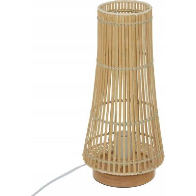 Atmosphera Mahé Lámpara Natural Bambú Diseño Calado Atmosphera Mahé Lámpara Natural Bambú Diseño Calado