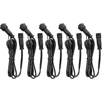 OEM Rallonge Électrique Pour Éclairage De Pont Avec Connecteurs Mâles Et Femelles, Convient Aux Éclairages De Pont, 1 M De Long, Étanche Ip67, 5 Pièces OEM Rallonge Électrique Pour Éclairage De Pont Avec Connecteurs Mâles Et Femelles, Convient Aux Éclairages De Pont, 1 M De Long, Étanche Ip67, 5 Pièces