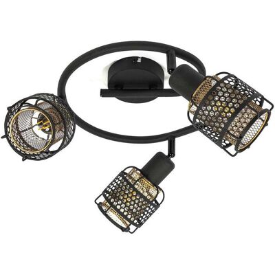 Lindby Eudoria Lámpara de Techo Moderna Negra - Luz de Techo Lindby Eudoria Lámpara de Techo Moderna Negra - Luz de Techo