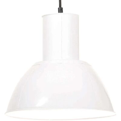 HELLOSHOP26 Lámpara Colgante Industrial Estilo Rústico 132 X 28,5 X 28,5 Cm Ambiente Acogedor En Hierro Blanco 020046691 HELLOSHOP26 Lámpara Colgante Industrial Estilo Rústico 132 X 28,5 X 28,5 Cm Ambiente Acogedor En Hierro Blanco 020046691