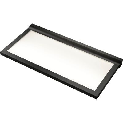 L&S - Paper Shelf Tablarleuchte - 900 mm - Aluminum - Lámpara estante de pared L&S - Paper Shelf Tablarleuchte - 900 mm - Aluminum - Lámpara estante de pared