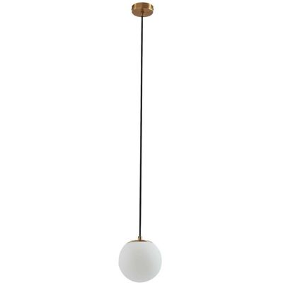 Lucande - Lámpara colgante 'Bidolo' en Dorado, Cristal, 15cm Lucande - Lámpara colgante 'Bidolo' en Dorado, Cristal, 15cm