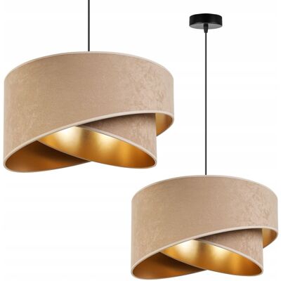 OEM Lámpara Colgante De Techo Lámpara De Techo Pantalla De Terciopelo Dorado OEM Lámpara Colgante De Techo Lámpara De Techo Pantalla De Terciopelo Dorado