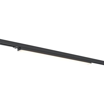 Moderno Lámpara De Techo Negra Moderna Para Sistema De Riel Monofásico 15w 1180 Lm 2700-3800k - Iconic Tsiri Plástico Alargada Incluye Led Max. 1 X 15 Watt - Qazqa Moderno Lámpara De Techo Negra Moderna Para Sistema De Riel Monofásico 15w 1180 Lm 2700-3800k - Iconic Tsiri Plástico Alargada Incluye Led Max. 1 X 15 Watt - Qazqa
