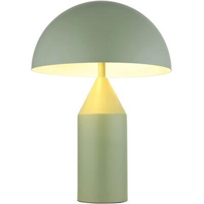 GLOBO LIGHTING ATOMA Lámpara de Mesa de Metal - 2 Llamas, 28cm, Verde GLOBO LIGHTING ATOMA Lámpara de Mesa de Metal - 2 Llamas, 28cm, Verde