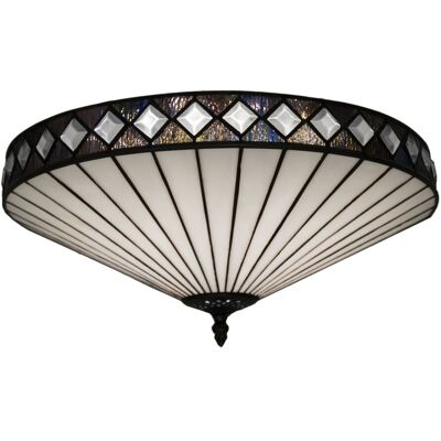 Fijalo - Lámpara colgante Tiffany 20cm - Hierro Fijalo - Lámpara colgante Tiffany 20cm - Hierro