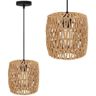 Toolight Lámpara colgante LED marrón - Lámpara de techo Toolight Lámpara colgante LED marrón - Lámpara de techo