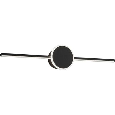 Toolight Lámpara de pared redonda negra 40CM - Iluminación de pared Toolight Lámpara de pared redonda negra 40CM - Iluminación de pared