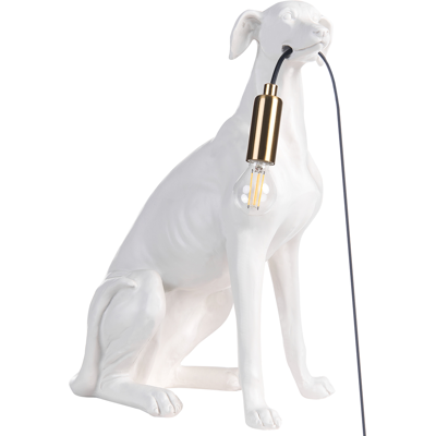 BELIANI Lámpara De Mesa Con Temática Animal Lámpara De Noche Con Forma De Galgo Lámpara De Lectura Para Dormitorio Blanco Sprint BELIANI Lámpara De Mesa Con Temática Animal Lámpara De Noche Con Forma De Galgo Lámpara De Lectura Para Dormitorio Blanco Sprint