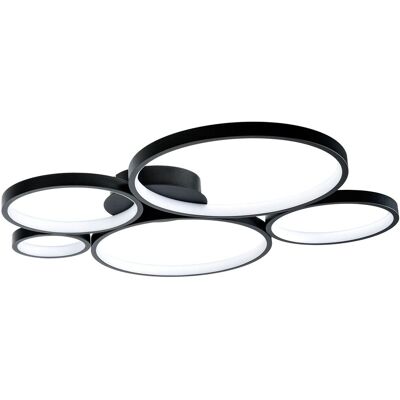 Lámpara De Techo Toolight App1911-c Black Led Black Lámpara De Techo Toolight App1911-c Black Led Black