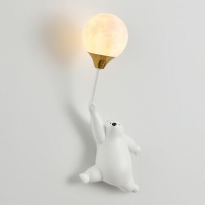 OEM Lámpara De Pared Con Diseño De Oso De Dibujos Animados Y Globo, Lámpara De Hadas Con Cable G9 Para Habitación Infantil. OEM Lámpara De Pared Con Diseño De Oso De Dibujos Animados Y Globo, Lámpara De Hadas Con Cable G9 Para Habitación Infantil.