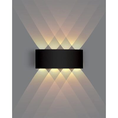 OEM Aplique De Pared Cuadrado Decorativo De Aluminio, 110-220v, Para Sala De Estar, Escalera, Led De 8w - Negro (se Requiere Cable De Alimentación) OEM Aplique De Pared Cuadrado Decorativo De Aluminio, 110-220v, Para Sala De Estar, Escalera, Led De 8w - Negro (se Requiere Cable De Alimentación)