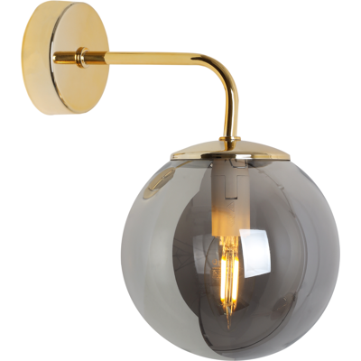 OEM Aplique Siena Dorado 1 Lámpara Plana Grafito E14 OEM Aplique Siena Dorado 1 Lámpara Plana Grafito E14