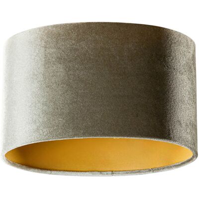 Algodón Pantalla De Lámpara De Terciopelo Verde Con Interior Dorado, Ovalada 25/16/15 , Ovalada Apto Para Lámpara Colgante Y De Pie - Qazqa Algodón Pantalla De Lámpara De Terciopelo Verde Con Interior Dorado, Ovalada 25/16/15 , Ovalada Apto Para Lámpara Colgante Y De Pie - Qazqa