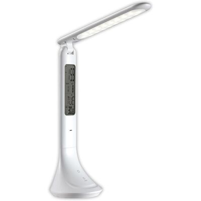 Lámpara de Escritorio LED Blanca 5W con Calendario - Lámpara de mesa Lámpara de Escritorio LED Blanca 5W con Calendario - Lámpara de mesa