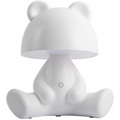 Lámpara de mesa con oso LED de Present Time - Luz Nocturna - Blanco Lámpara de mesa con oso LED de Present Time - Luz Nocturna - Blanco