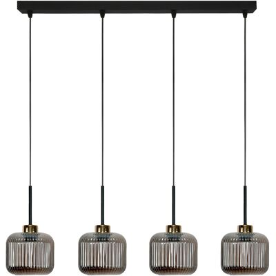 OEM Lámpara De Techo Colgante, Tira, Pantalla, Grafito, Estilo Industrial, Loft, Led, 4xe27, Korn 14-971 OEM Lámpara De Techo Colgante, Tira, Pantalla, Grafito, Estilo Industrial, Loft, Led, 4xe27, Korn 14-971