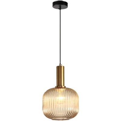 OEM Lámpara De Araña Moderna, Portalámparas Colgante Dorado Con Pantalla De Cristal Ámbar, Lámpara Colgante Led -crezuo OEM Lámpara De Araña Moderna, Portalámparas Colgante Dorado Con Pantalla De Cristal Ámbar, Lámpara Colgante Led -crezuo
