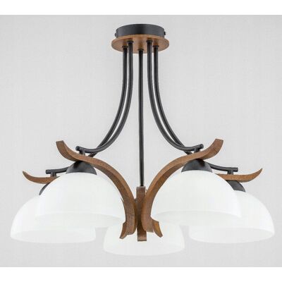 Alfac Alfa Bafia 26125 Lámpara De Techo Negro Madera Blanco Alfac Alfa Bafia 26125 Lámpara De Techo Negro Madera Blanco