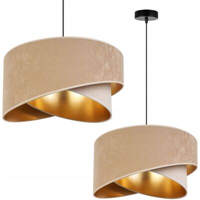OEM Lámpara Colgante De Techo Lámpara De Techo Pantalla De Terciopelo Dorado OEM Lámpara Colgante De Techo Lámpara De Techo Pantalla De Terciopelo Dorado