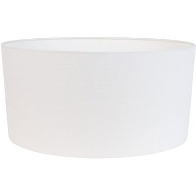 QAZQA - Lino Oval White - Oval White Linen - Pantalla de lámpara QAZQA - Lino Oval White - Oval White Linen - Pantalla de lámpara
