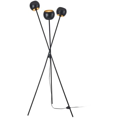 HELLOSHOP26 Lámpara De Pie De Estilo Atemporal Lámpara De Pie Elegante Luminaria De Diseño Para Salón Dormitorio Oficina Nykvarn Con 3 Casquillo E14 Metal 161 X 58 Cm Negro Oro 030009532 HELLOSHOP26 Lámpara De Pie De Estilo Atemporal Lámpara De Pie Elegante Luminaria De Diseño Para Salón Dormitorio Oficina Nykvarn Con 3 Casquillo E14 Metal 161 X 58 Cm Negro Oro 030009532