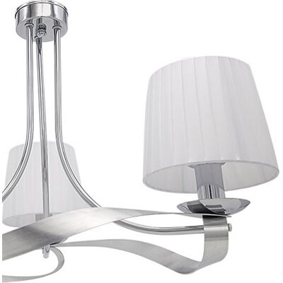 Fabrilamp Baeza Lámpara de Techo Cromo Moderna - 3xE14 Fabrilamp Baeza Lámpara de Techo Cromo Moderna - 3xE14