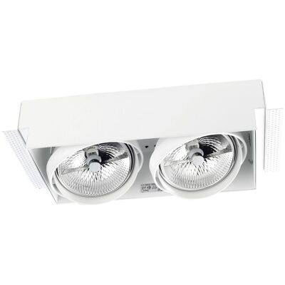 LEDS-C4 Downlight Multidir Double Led 299mm Trimless 100w Negro Ip23 LEDS-C4 Downlight Multidir Double Led 299mm Trimless 100w Negro Ip23