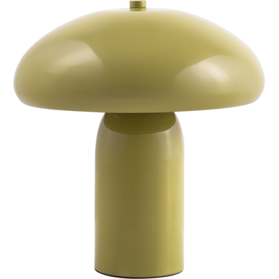 BELIANI Lámpara De Mesa Moderna Con Pantalla De Hierro Una Luz 22 Cm Forma De Seta Verde Claro Sanya BELIANI Lámpara De Mesa Moderna Con Pantalla De Hierro Una Luz 22 Cm Forma De Seta Verde Claro Sanya
