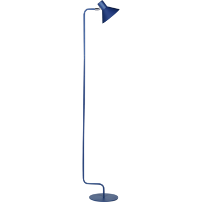 BELIANI Lámpara De Pie De Metal Azul 154 Cm Pantalla Cónica Interruptor Rimava BELIANI Lámpara De Pie De Metal Azul 154 Cm Pantalla Cónica Interruptor Rimava