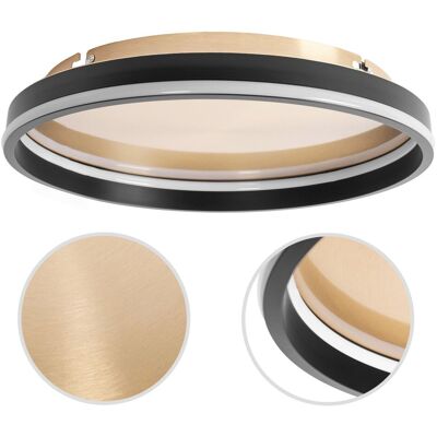 TOOLIGHT Lámpara Colgante Negra/Oro Viejo - Lámpara de Techo TOOLIGHT Lámpara Colgante Negra/Oro Viejo - Lámpara de Techo