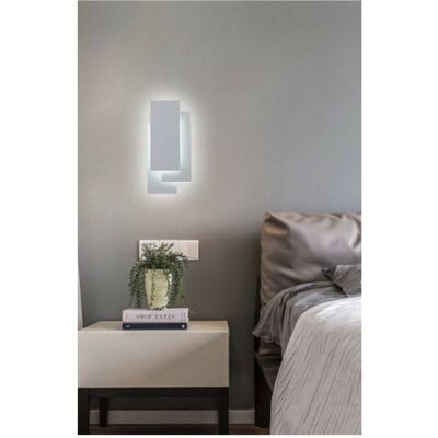 Lámpara de Pared Rectangular LED - 12W - Blanco Frío Lámpara de Pared Rectangular LED - 12W - Blanco Frío