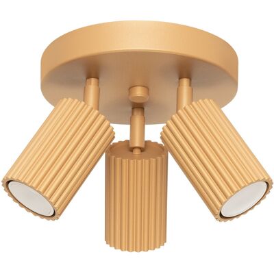 Sollux Lighting Karbon Aplique de Techo - Modern Minimalista Dorado Sollux Lighting Karbon Aplique de Techo - Modern Minimalista Dorado