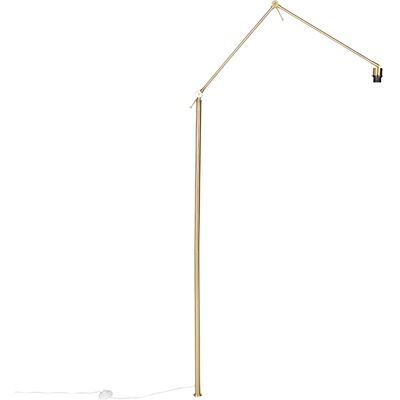 Moderno Brazo Para Lámpara De Pie Dorado - Editor Acero Alargada Adecuado Para Led Max. 1 X 60 Watt - Qazqa Moderno Brazo Para Lámpara De Pie Dorado - Editor Acero Alargada Adecuado Para Led Max. 1 X 60 Watt - Qazqa