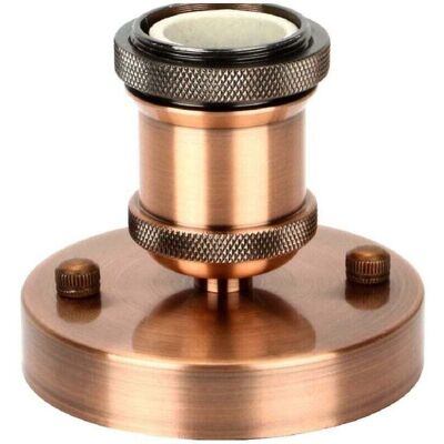 OEM Adaptador De Portalámparas E27 Estilo Vintage, Portalámparas Retro Para Lámpara De Araña, Inalámbrico, Con Interior De Cerámica Y Latón Rojo Antiguo - Crezuo OEM Adaptador De Portalámparas E27 Estilo Vintage, Portalámparas Retro Para Lámpara De Araña, Inalámbrico, Con Interior De Cerámica Y Latón Rojo Antiguo - Crezuo