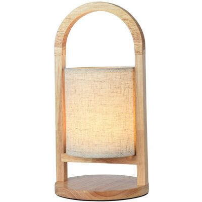 V-Tac VT-7570 Lámpara de Mesa Recargable - Regulable, 3000K, Beige V-Tac VT-7570 Lámpara de Mesa Recargable - Regulable, 3000K, Beige