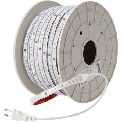 GREENICE Tira Led Smd 2835 Free Driver 16w/m 1600lm/m 220vac Ip65 3000ºk Rollo 50m GREENICE Tira Led Smd 2835 Free Driver 16w/m 1600lm/m 220vac Ip65 3000ºk Rollo 50m