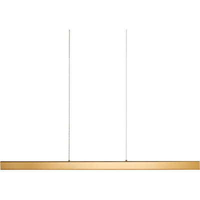Beliani Arenas - Lámpara colgante moderna con pantalla de madera - LED, dorado Beliani Arenas - Lámpara colgante moderna con pantalla de madera - LED, dorado