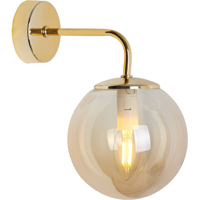 OEM Aplique Siena Dorado 1 Lámpara Plana Miel E14 OEM Aplique Siena Dorado 1 Lámpara Plana Miel E14