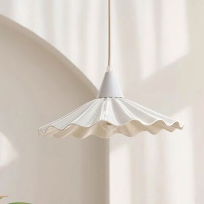 OEM Lámpara Colgante Moderna Con Diseño De Hoja De Loto Plisada - Guirnalda De Luces Ajustable, 120 Cm (casquillo E27) - Ideal Para Bares, Salas De Estar Y Dormitorios - Luz Blanca OEM Lámpara Colgante Moderna Con Diseño De Hoja De Loto Plisada - Guirnalda De Luces Ajustable, 120 Cm (casquillo E27) - Ideal Para Bares, Salas De Estar Y Dormitorios - Luz Blanca