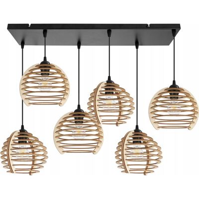 OEM Lámpara Colgante, Lámpara De Techo, Madera, Pantalla Led OEM Lámpara Colgante, Lámpara De Techo, Madera, Pantalla Led