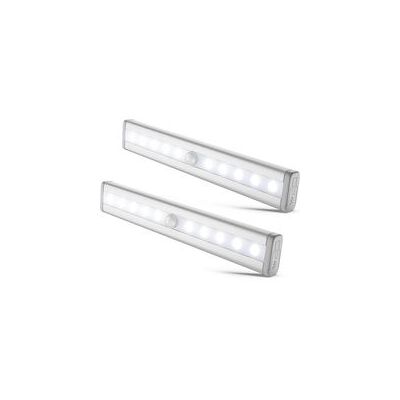 OEM Juego De 2 Luces Nocturnas Led Con Sensor De Movimiento, Iluminación Para Armarios/vestidores/vitrinas, Tira De Luz Led Autoadhesiva, Funciona Con Pilas Aaa (no Incluidas) - Crezuo OEM Juego De 2 Luces Nocturnas Led Con Sensor De Movimiento, Iluminación Para Armarios/vestidores/vitrinas, Tira De Luz Led Autoadhesiva, Funciona Con Pilas Aaa (no Incluidas) - Crezuo
