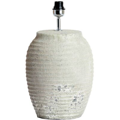 LIGHT & LIVING Lámpara De Mesa - Gris - Cassaro - Cerámica - Luminaria LIGHT & LIVING Lámpara De Mesa - Gris - Cassaro - Cerámica - Luminaria