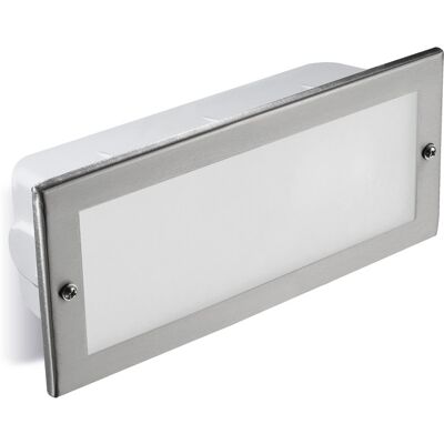Forlight Tamesis - Luz de Pared - Acero Inoxidable - 23,5cm - IP44 Forlight Tamesis - Luz de Pared - Acero Inoxidable - 23,5cm - IP44
