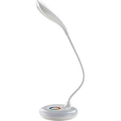 Lampara de Escritorio LED Blanca Platinet PDLQ11 con Luz Nocturna Lampara de Escritorio LED Blanca Platinet PDLQ11 con Luz Nocturna