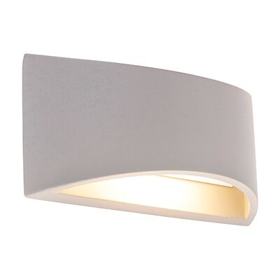 Industrial Aplique Industrial Gris Hormigón - Creil Piedra/cemento Redonda Adecuado Para Led Max. 1 X 25 Watt - Qazqa Industrial Aplique Industrial Gris Hormigón - Creil Piedra/cemento Redonda Adecuado Para Led Max. 1 X 25 Watt - Qazqa