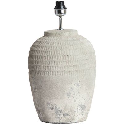 LIGHT & LIVING Lámpara De Mesa - Gris - Minora - Cerámica - Luminaria Individual LIGHT & LIVING Lámpara De Mesa - Gris - Minora - Cerámica - Luminaria Individual