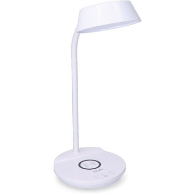 Lámpara de Escritorio Blanca EDM - 450lm, 5W, Control táctil Lámpara de Escritorio Blanca EDM - 450lm, 5W, Control táctil