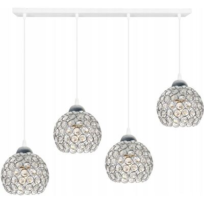 OEM Lámpara Colgante Cromada Lámpara De Techo Led Cristal OEM Lámpara Colgante Cromada Lámpara De Techo Led Cristal